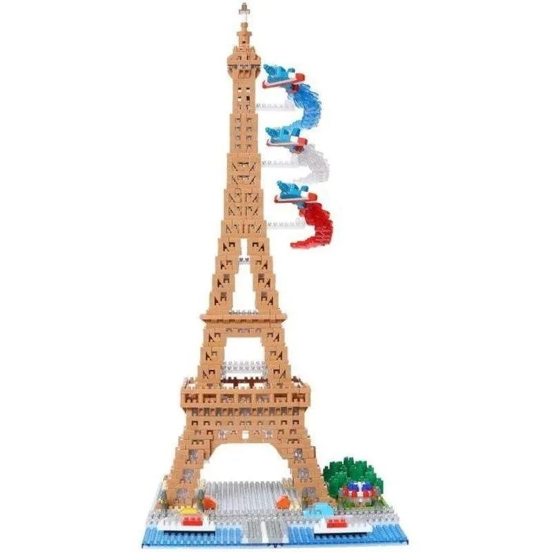 Bandai Nanoblock Torre Eiffel Deluxe NB057 130 pezzi - immagine 1