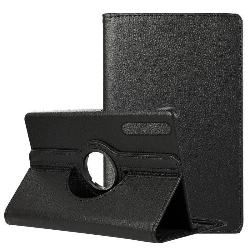 Custodia COOL per Redmi Pad 2 9,7 pol Simili Cuoio Nero Girevole - immagine 1