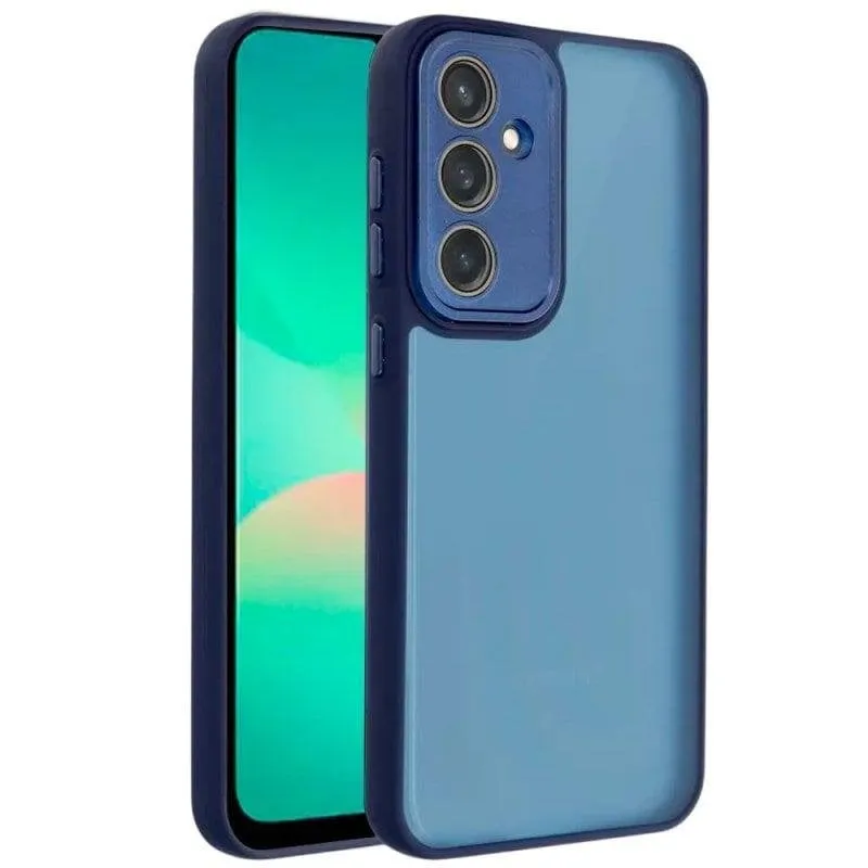 Funda COOL para Samsung Galaxy A26 5G / A17 4G / A17 5G Borde Mate Azul - immagine 1
