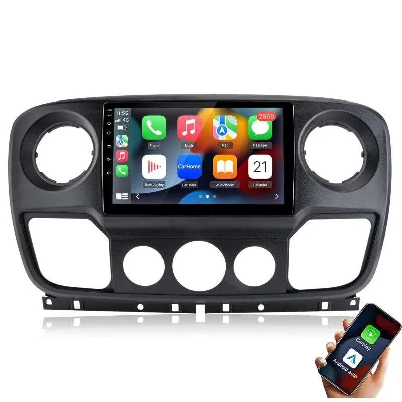 Autoradio 2 Din JUNSUN Renault Master NV400 Movano CarPlay Android Auto - immagine 1