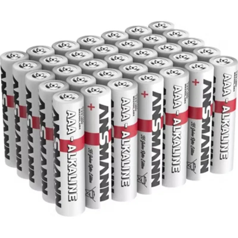 Pila Ansmann AAA 1.5V Alcalina Confezione 35 Pezzi Lunga Durata - immagine 1