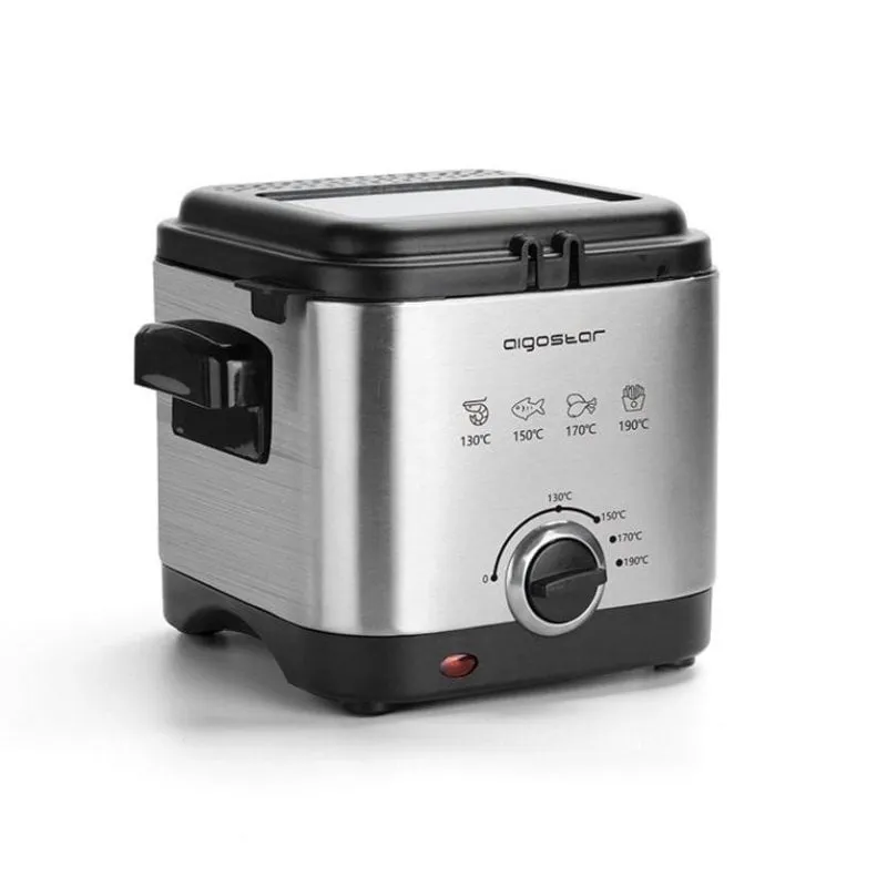 Friggitrice Aigostar 30IZD Finestra 1,5L 1000W Termostato Regolabile - immagine 1