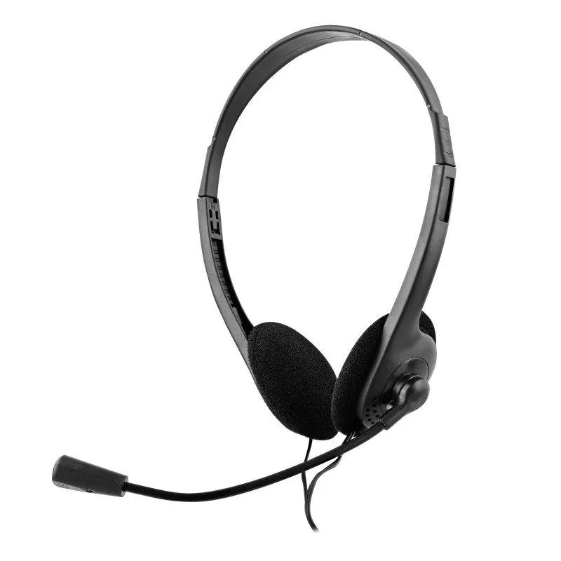 Cuffie TnB Way con filo, microfono a braccio, connettori 3,5 mm, uso ufficio - immagine 1