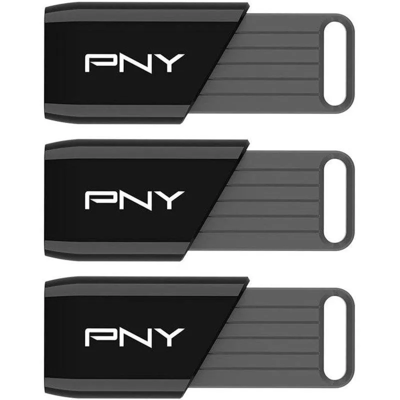 Penna USB PNY Attaché X Pack 3 128GB USB 3.2 Gen 1 Type-A - immagine 1