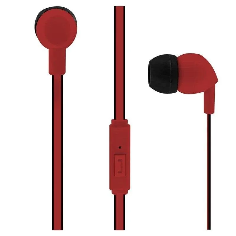 Auricolari TnB ESBCRD cablati in-ear rossi 1,2 m cavo - immagine 1
