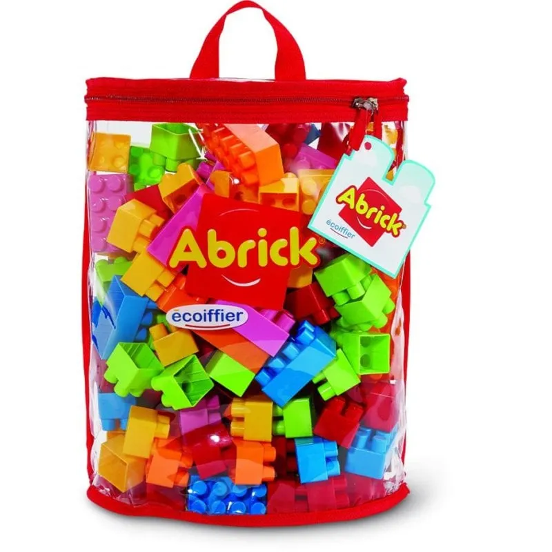 ECOIFFIER Abrick Set Di 120 Blocchi In Borsa In Vinile Con Doppia Cerniera 838 120 pezzi - immagine 1