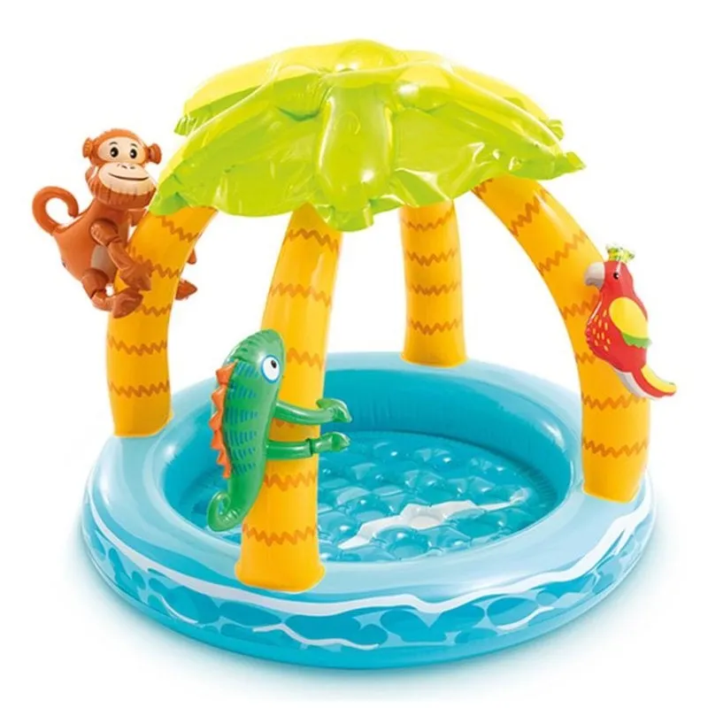 Piscina gonfiabile Intex 58417NP per bambini con copertura solare - immagine 1