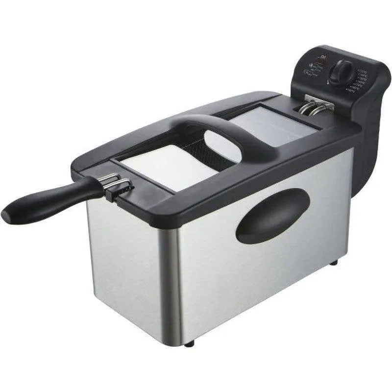 Friggitrice Continental Edison CERFR3IN2 3 L 2000 W con termostato regolabile - immagine 1