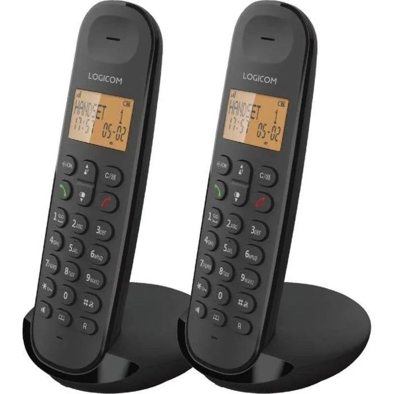 Telefono cordless Logicom Iloa 250 Duo DECT/GAP con 2 auricolari - immagine 1