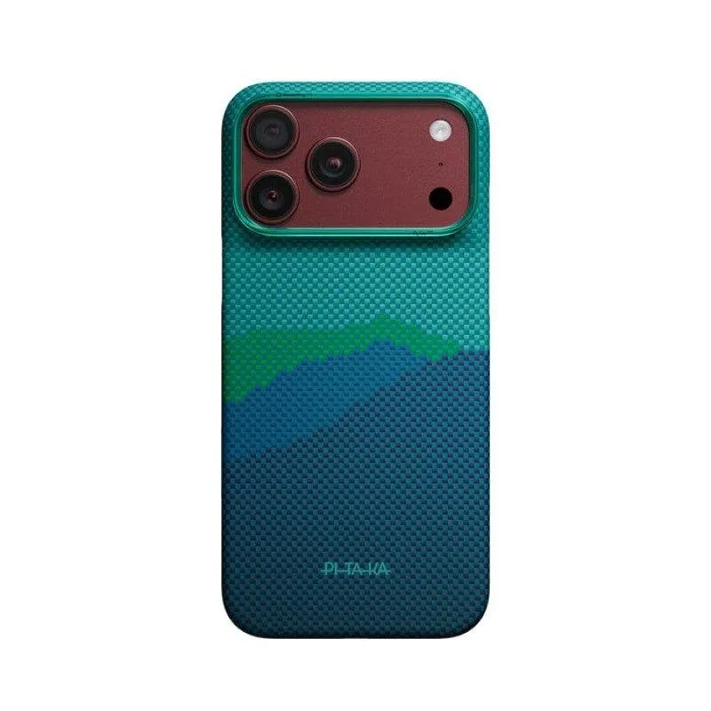 Custodia PITAKA Edge Fibra di Aramide Summer Noon per iPhone 18 Pro Compatibile MagSafe - immagine 1