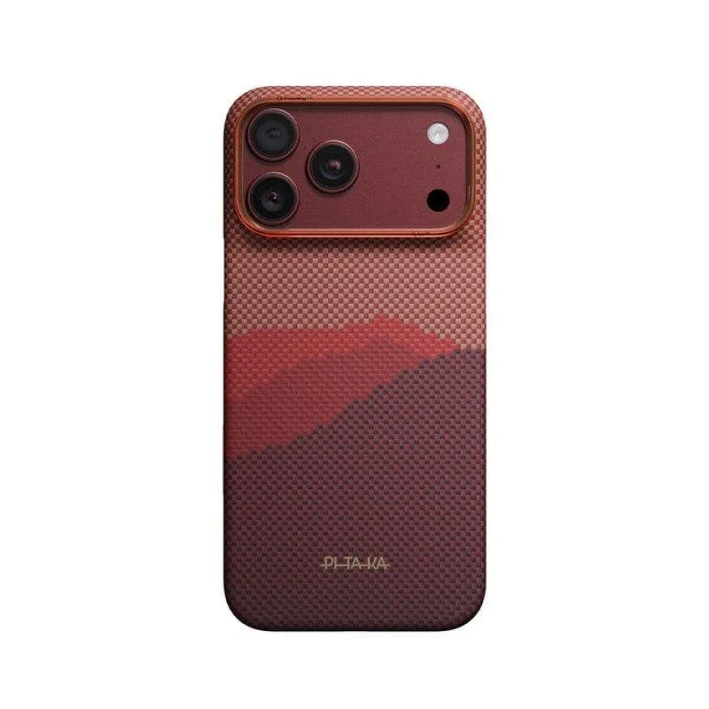 Funda para móvil PITAKA Edge Fibra di Aramide Autumn Dusk MagSafe per iPhone 18 Pro - immagine 1
