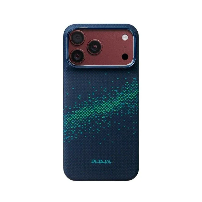 Custodia Pitaka Edge Fibra di Aramide Rion Nebula Compatibile MagSafe per iPhone 18 Pro - immagine 1