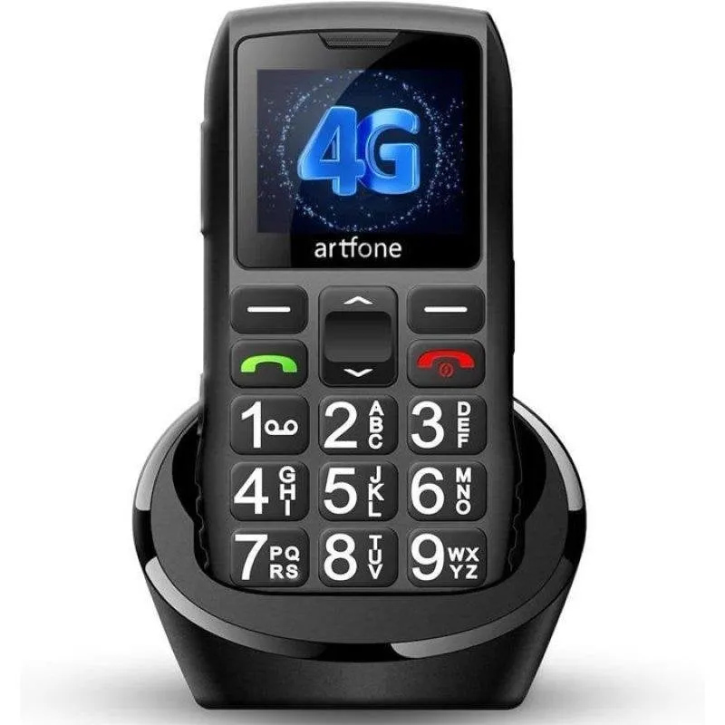 Artfone C1+ 4G Telefono Compatto LTE Nero - immagine 1