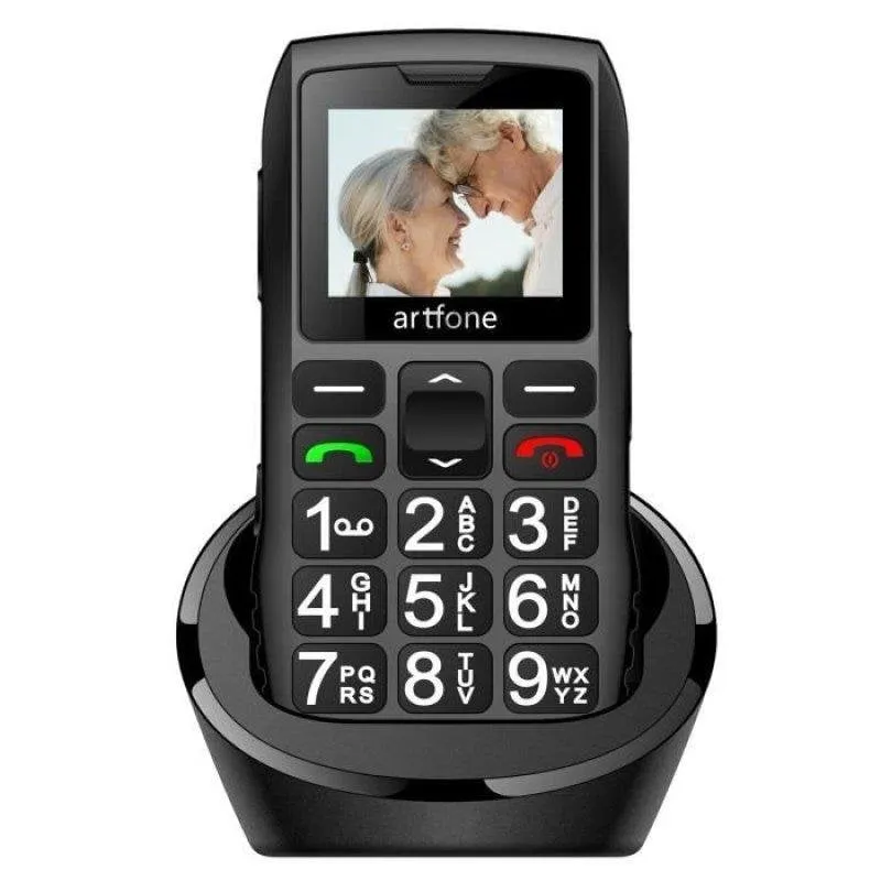 Artfone C1+ 2G 1,77" Tasti Grandi Pulsante SOS Base Ricarica - immagine 1