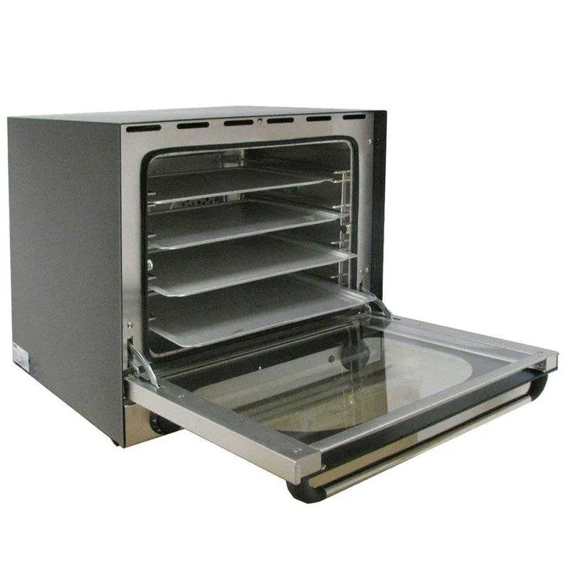 Fornetto Elettrico Monster Kukoo Doppia Ventola 4 Teglie 300°C Acciaio - immagine 1