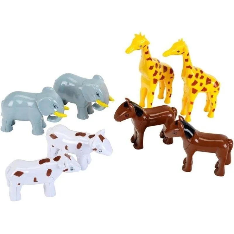Klein Funny Puzzle Magnetico 3D Animali 32 pezzi - immagine 1