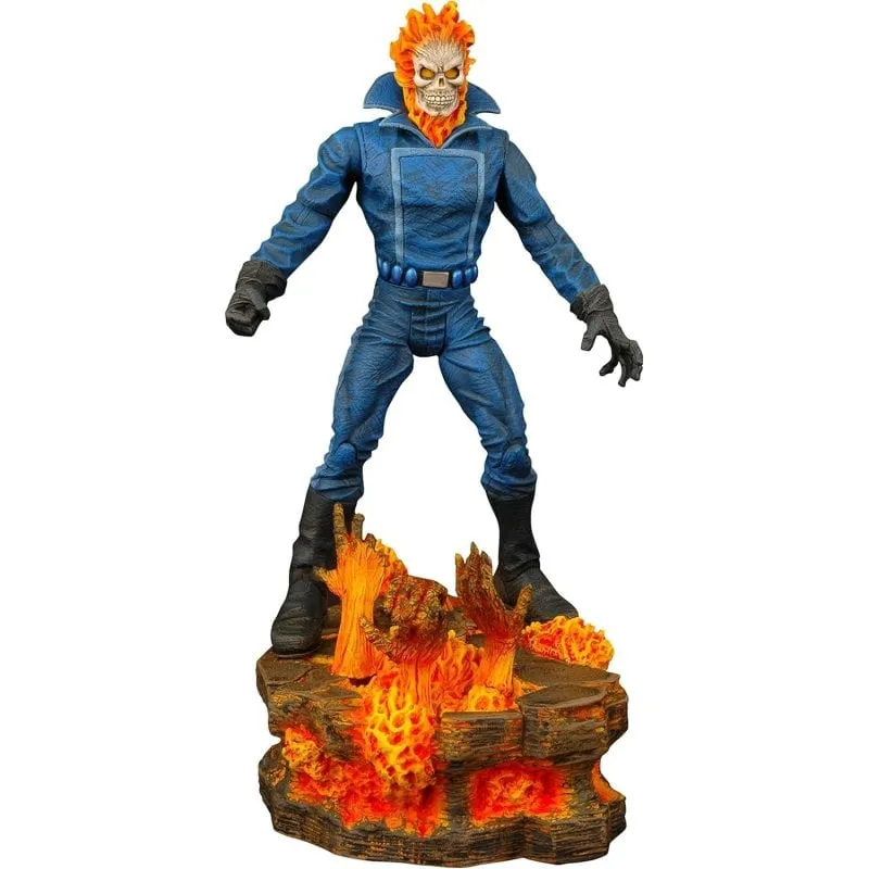 Figura Ghost Rider Marvel Select Articolata 18 cm Base Diorama - immagine 1