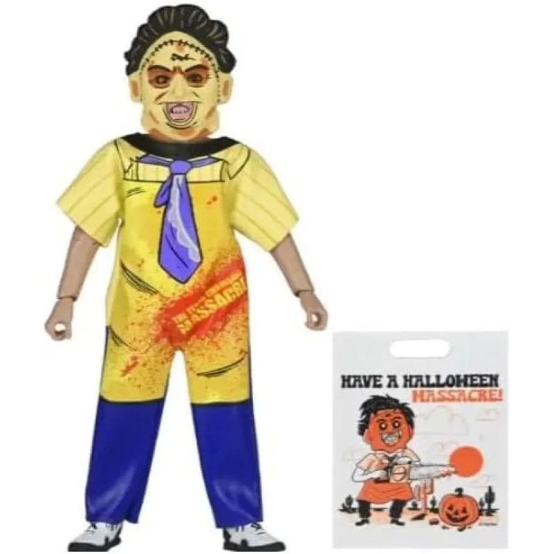 Figura Leatherface NECA Costume Series 15 cm Articolata Vintage - immagine 1