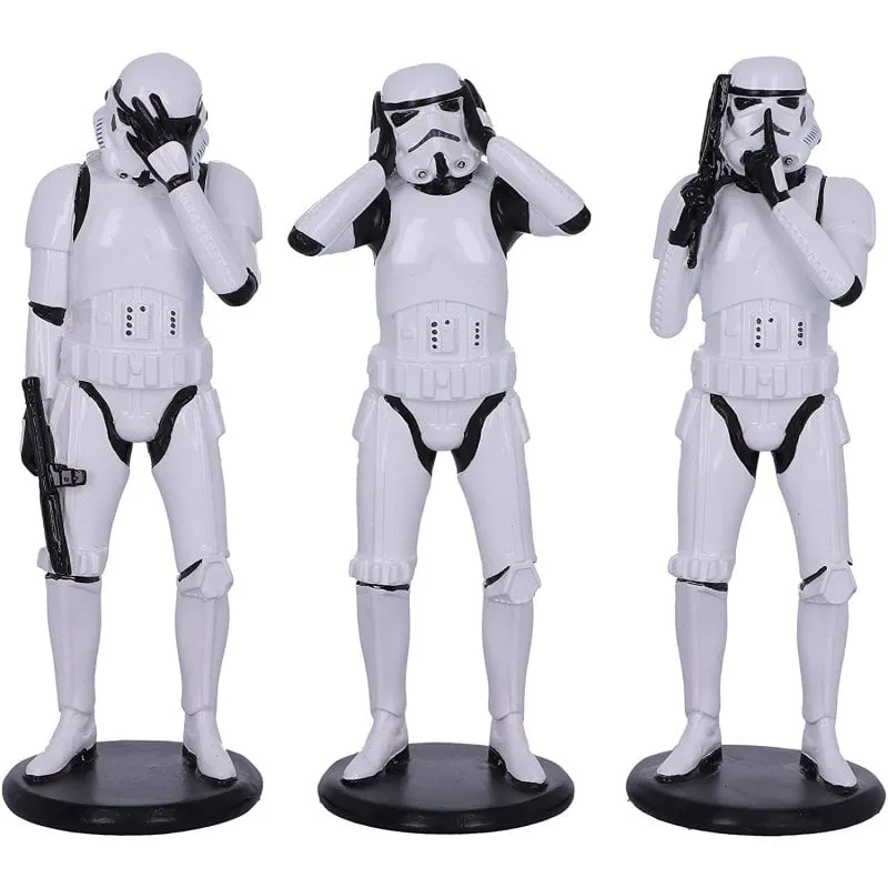 Figura Stormtrooper Nemesis Now Three Wise Star Wars 14 cm Resina - immagine 1