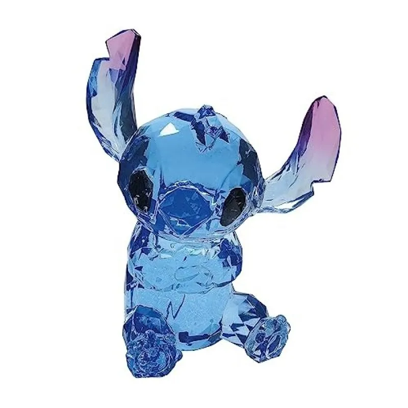 Figura Acrilica Stitch Disney Facets Collection 15 cm Effetto Diamante - immagine 1