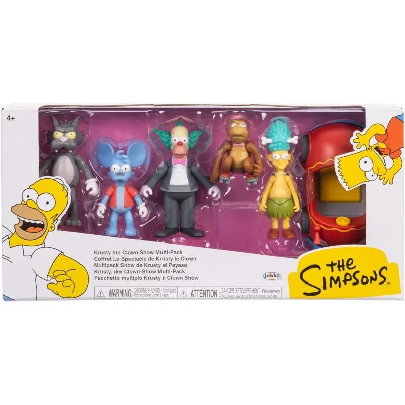 Set Figura Show di Krusty I Simpson 7 cm Collezione Mondo Series - immagine 1