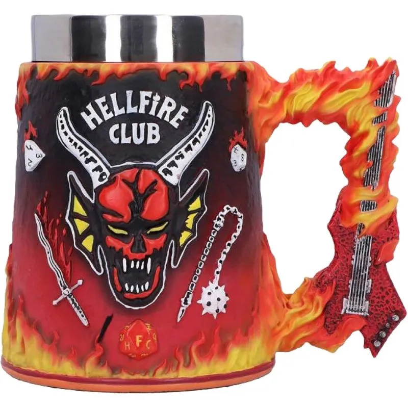 Boccale Club Hellfire Nemesis Now Stranger Things Poliresina Premium 15,5 cm - immagine 1