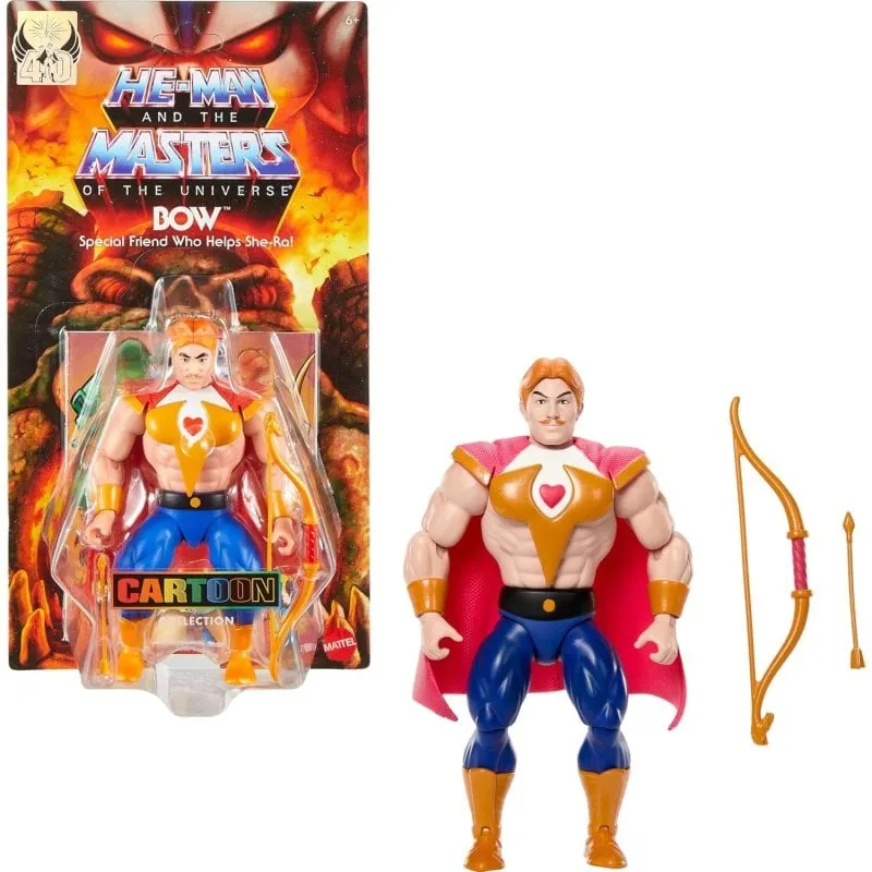 Figura Bow Mattel He-Man and the Masters of the Universe articolata 14 cm - immagine 1