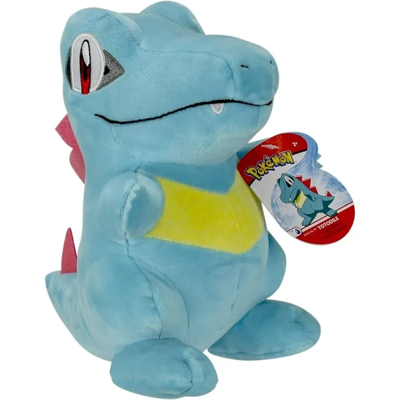 Peluche Pokémon Totodile 20 cm Licenza Ufficiale Poliestere - immagine 1