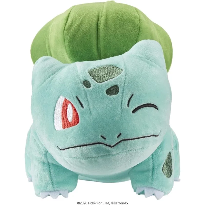 Peluche Pokémon Jazwares Bulbasaur 17 cm Poliestere Ufficiale - immagine 1