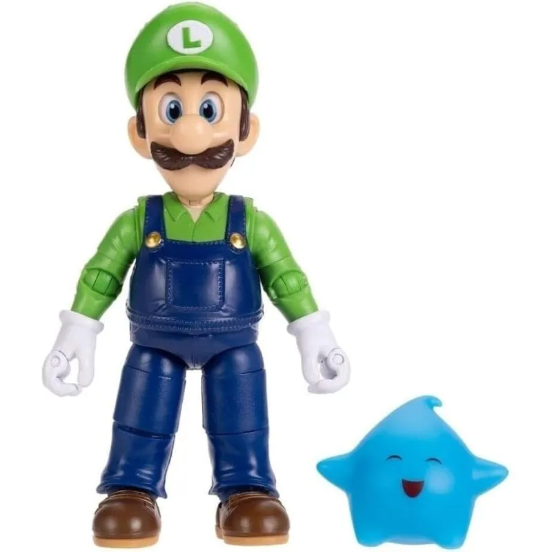 Figura Luigi Nintendo Super Mario Galaxy Snodabile 13 cm Luma Blu - immagine 1
