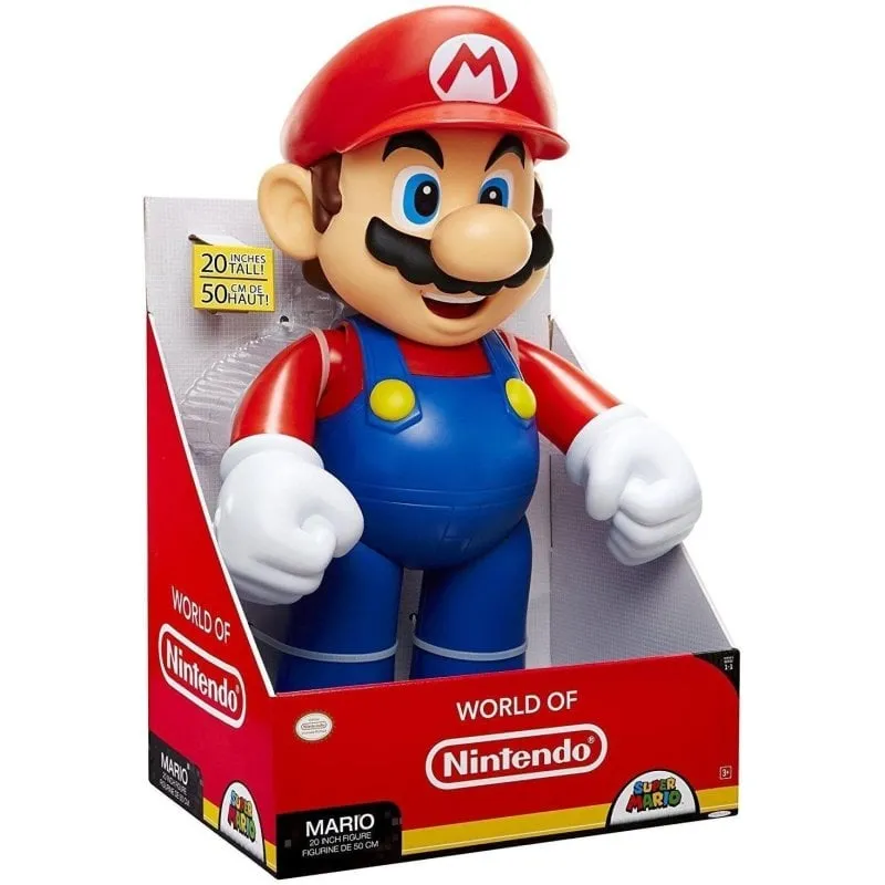 Figura Super Mario Nintendo Snodabile 50 cm Finitura Lucida - immagine 1