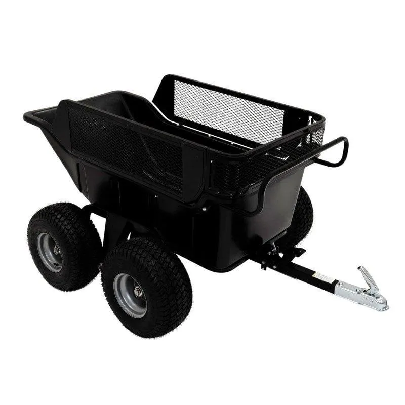 Rimorchio ribaltabile Monster 4 ruote capacità 680 kg con estensione - immagine 1