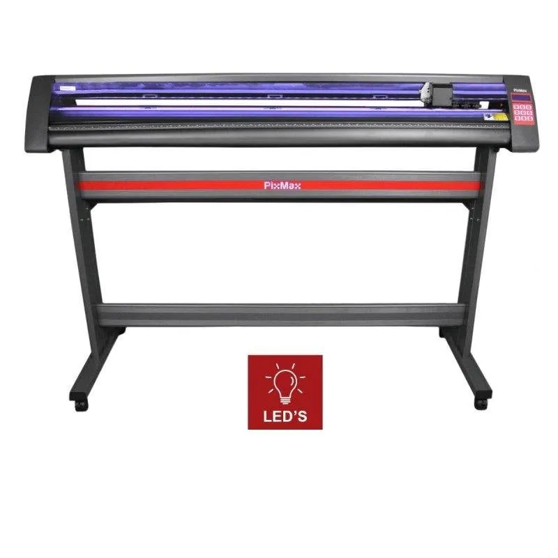 Plotter taglio vinile PixMax 1350 mm LED guida e supporto - immagine 1