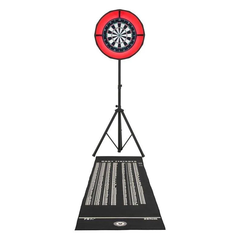 Gioco di Freccette Monster con Cornice LED Regolabile e Treppiede - immagine 1