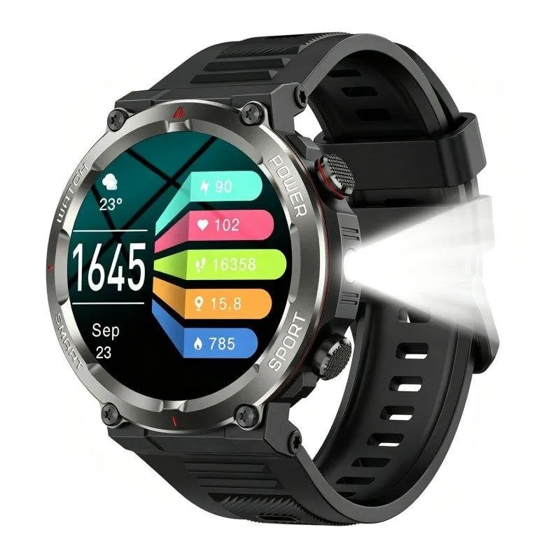 Blackview W50Pro Bluetooth 1,45'' Nero Orologio Outdoor Resistente Uomo - immagine 1