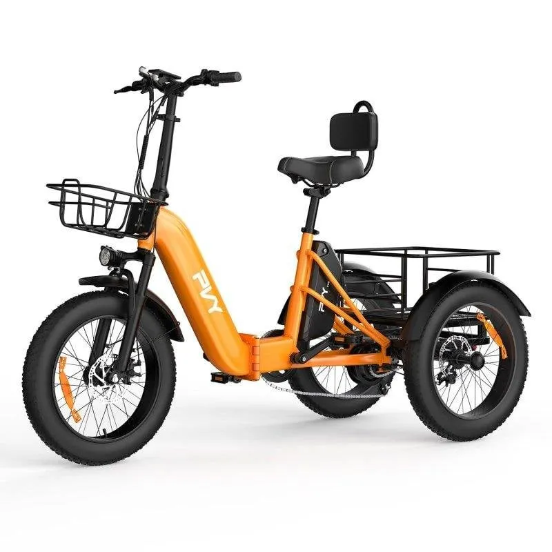 Triciclo PVY F20 48V21Ah 80km Arancione - immagine 1