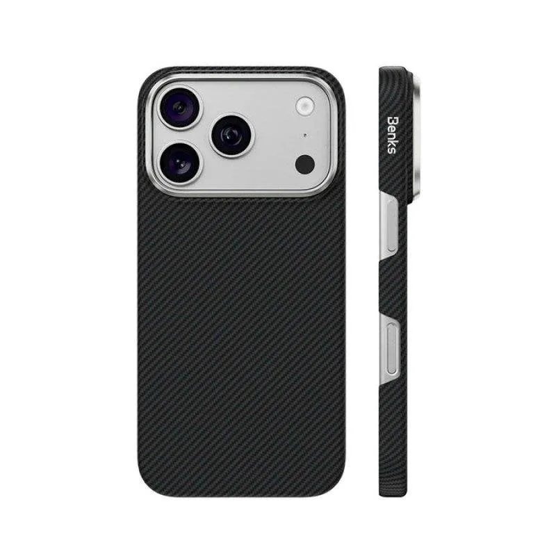 Custodia Benks Air Kevlar 600D Fibra Aramidica Compatibile MagSafe iPhone 18 Pro Max - immagine 1