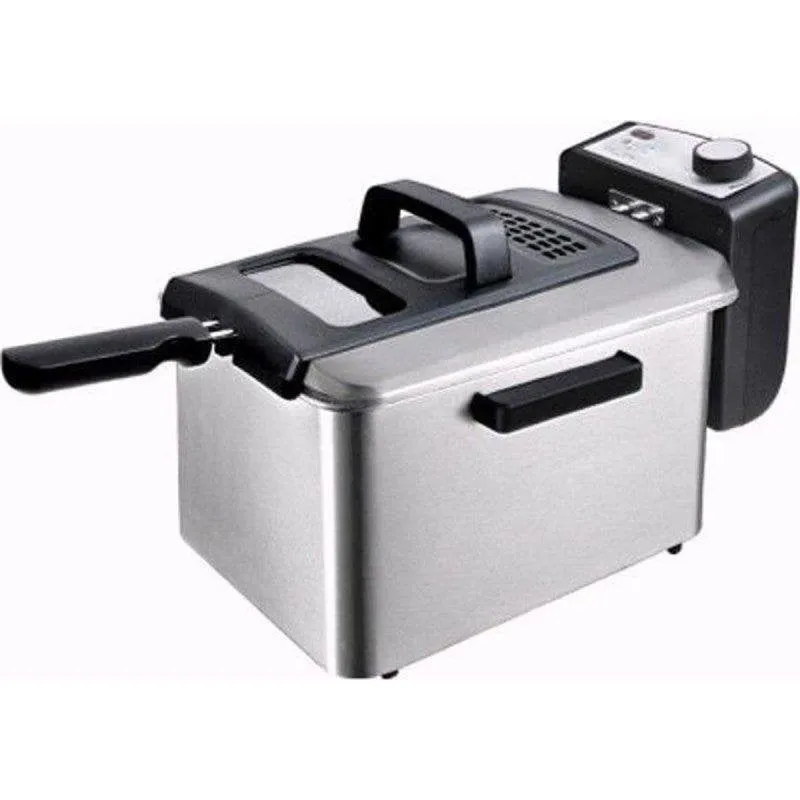 Friggitrice Continental Edison CEFR4IX3 con Finestra 4 L 2000 W - immagine 1