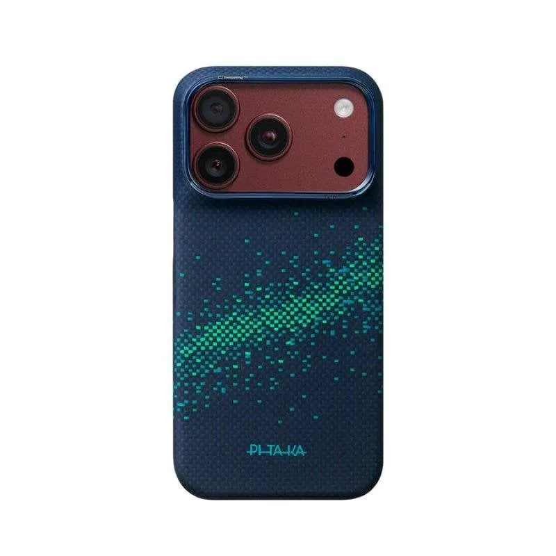 Custodia Pitaka Edge Fibra di Aramide Rion Nebula Compatibile MagSafe iPhone 18 Pro Max - immagine 1