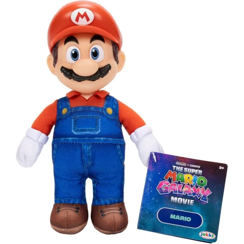 Peluche Nintendo Super Mario Galaxy Jakks 23 cm testa rigida - immagine 1