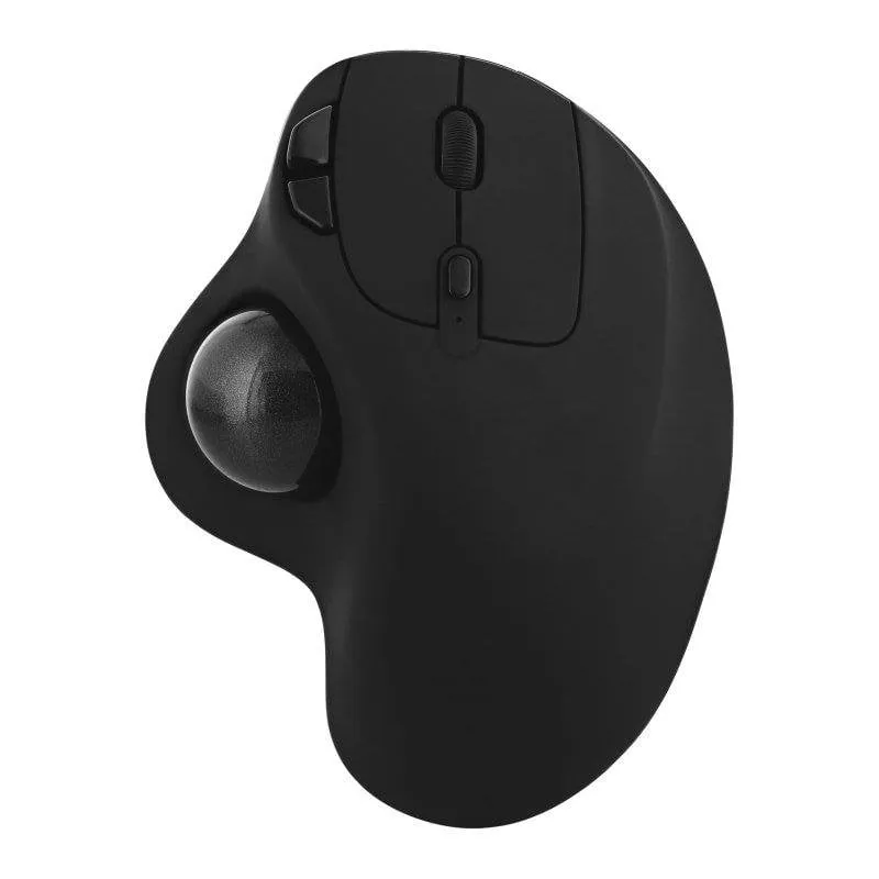 Mouse TnB MWTRACK2 Trackball Bluetooth 1600 DPI Ricaricabile Nero - immagine 1