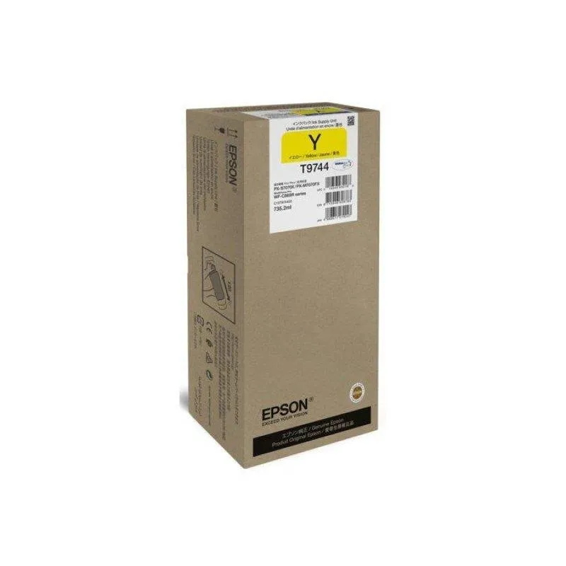 Cartuccia Inchiostro Epson T9744 Giallo XXL per WorkForce Pro WF-C869R - immagine 1