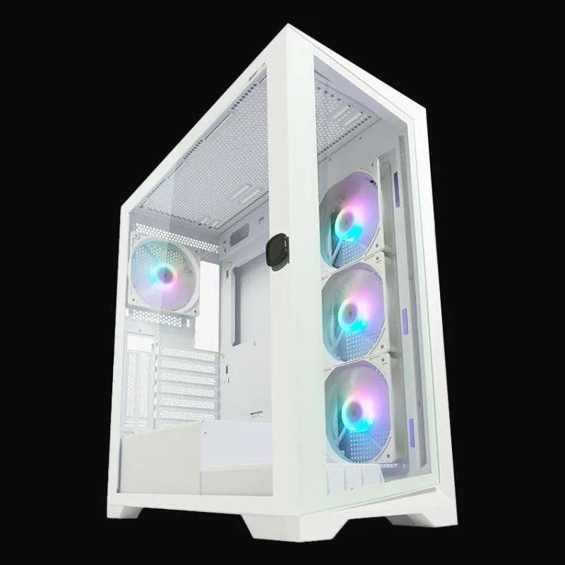 Case LC-Power Gaming 806W Crosswind_X bianco ARGB - immagine 1