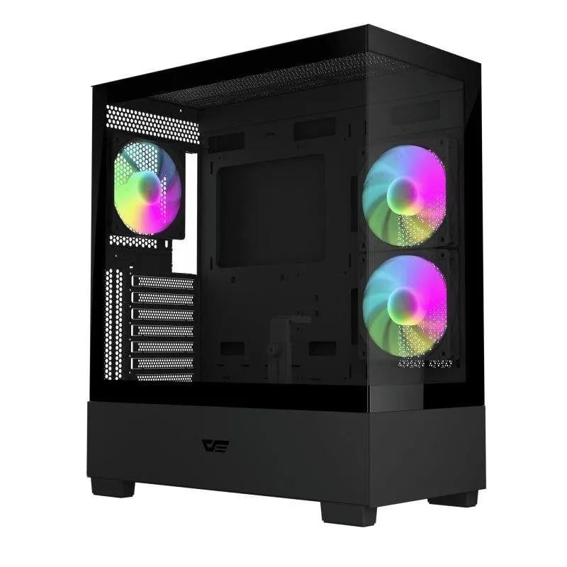 Case PC ATX DarkFlash DS500 RGB Nero Ventilatori RGB - immagine 1
