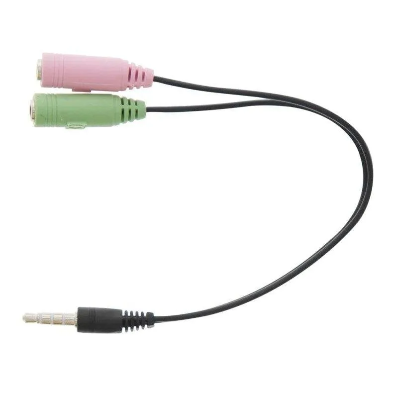 Adattatore Audio TnB ADAJ2J Jack 3.5mm Maschio a Doppia Femmina - immagine 1