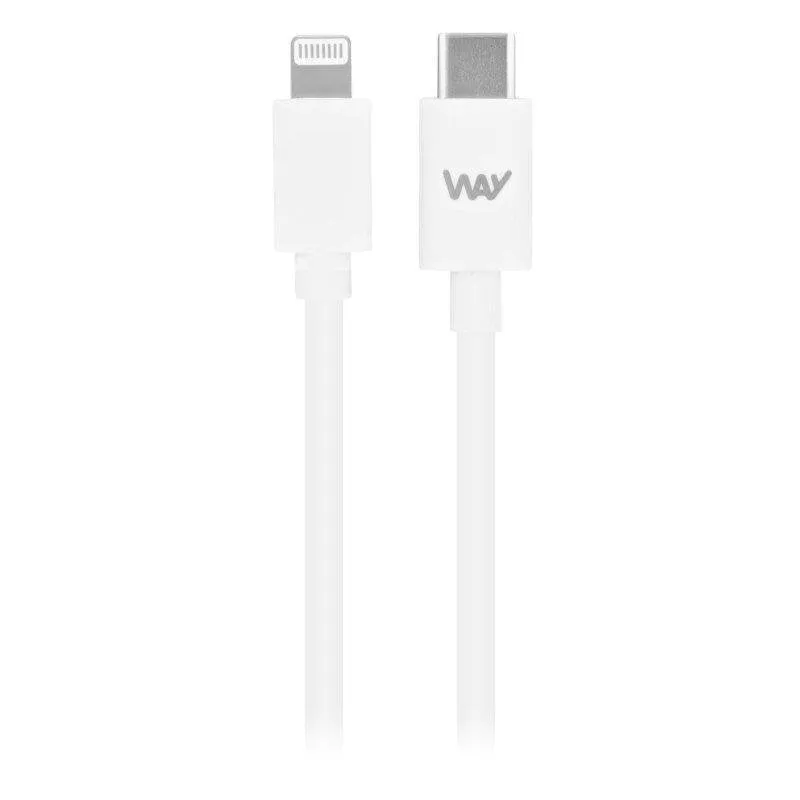 Cable TnB Way WCBLTC01 USB-C a Lightning 1 m Bianco - immagine 1