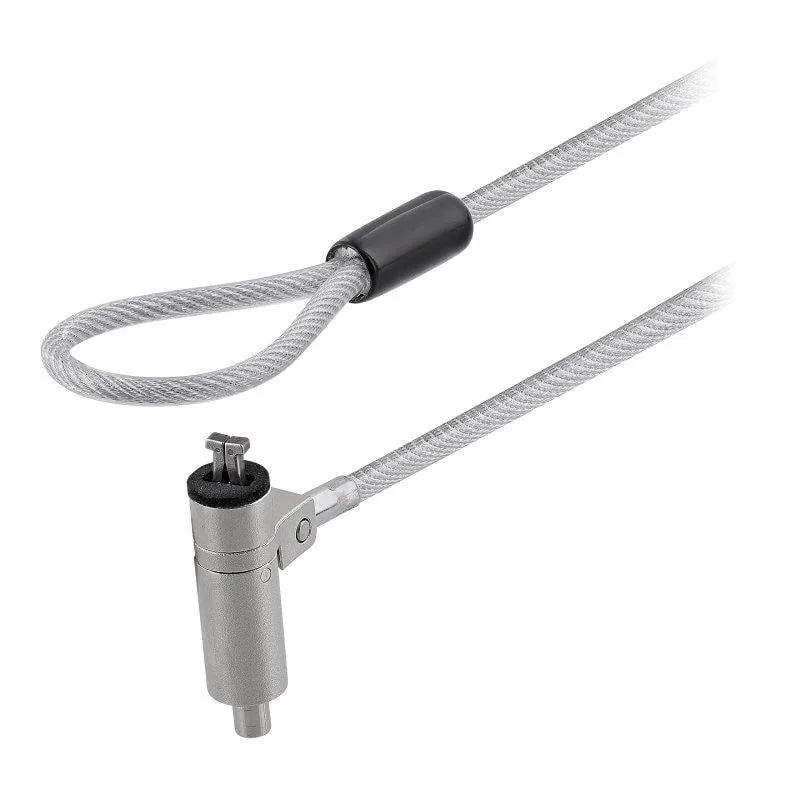 Cavo antifurto TnB MCAVMASTERN Nano 1,8 m Grigio con chiave - immagine 1