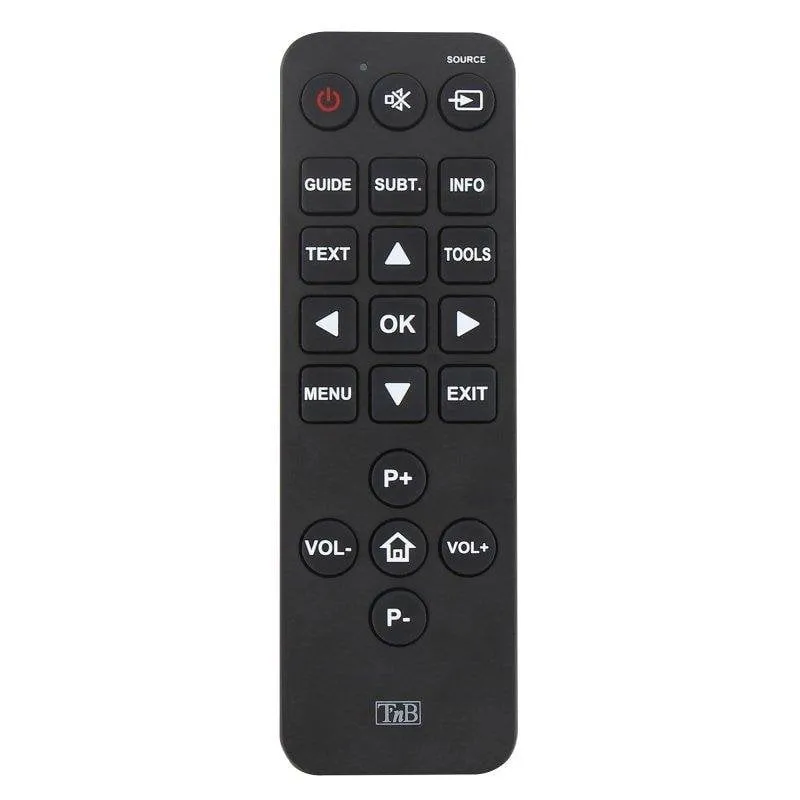 Mando universale TV TnB TCUNSENIOR 20 tasti neri - immagine 1