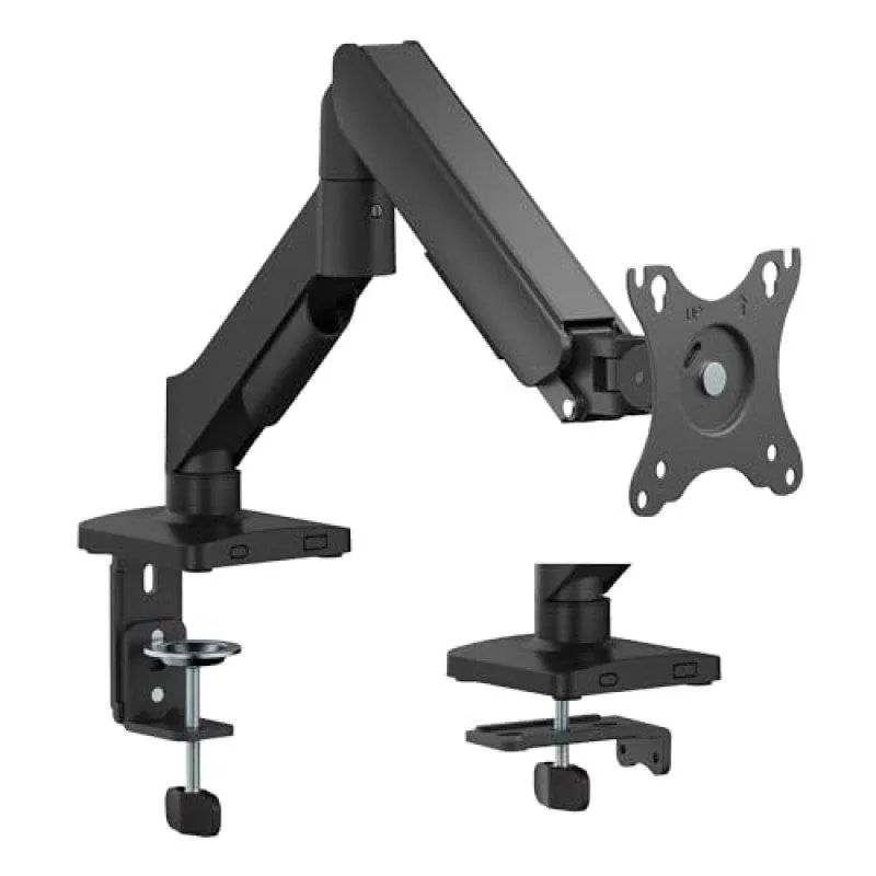 TnB MHMECA Supporto Monitor Braccio Articolato Meccanico Scrivania 17 a 32" VESA 75x75 a 100x100 Max 9Kg - immagine 1
