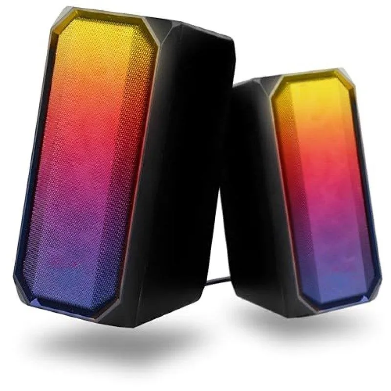 Altoparlanti TnB Gaming Bluetooth RGB con jack 3,5 mm nero - immagine 1